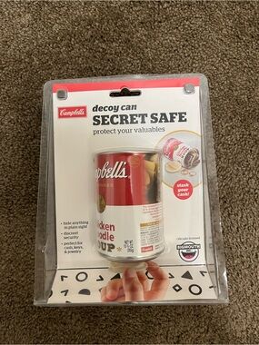 Campbell's Red Decoy Can Secret Safe - Concealed Storage